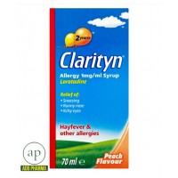 Clarityn Allergy Syrup Peach – 70ml
