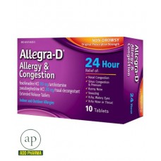 Allegra-D 24 Hour – 10 Tablets