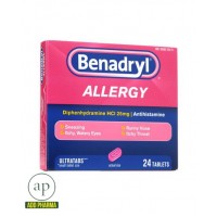 Benadryl Allergy Ultratab – 24 Tablets