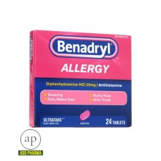 Benadryl Allergy Ultratab – 24 Tablets