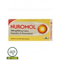 Nuromol 200mg Ibuprofen & 500mg Paracetamol – 12Tablets
