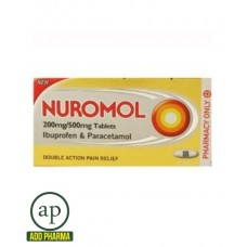 Nuromol 200mg Ibuprofen & 500mg Paracetamol – 12Tablets