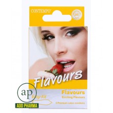 Contempo Flavours Condom – 3 Premium Latex Condoms
