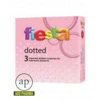 Fiesta Dotted Condom – pack of 3