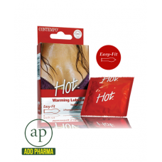 Contempo Hot – 3 Premium Latex Condoms
