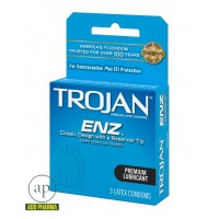 Trojan ENZ Premium – 3 Lubricant Latex Condoms