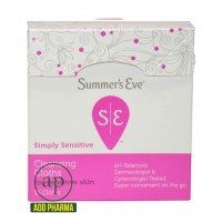 Feminine Cleansing Cloths for Sensitive Skin By Summer’s Eve for Women Cloths – pack of 16