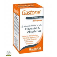 Health aid Gastone Capsules (Activated Charcoal) – 60 Capsules