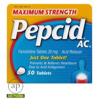 Maximum Strength Pepcid Ac – 50 Tablets