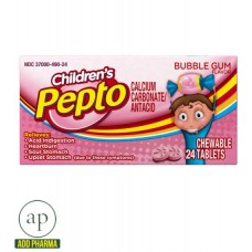Pepto-Bismol Antacid Chewable Tablets Bubble Gum – 24 chewable tablets