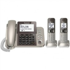 Panasonic Corded/Cordless DECT 6.0 Phone with Two Handset and Answering System